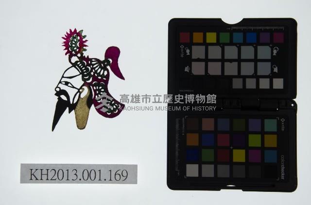 皮影戲偶頭-末藏品圖，第1張