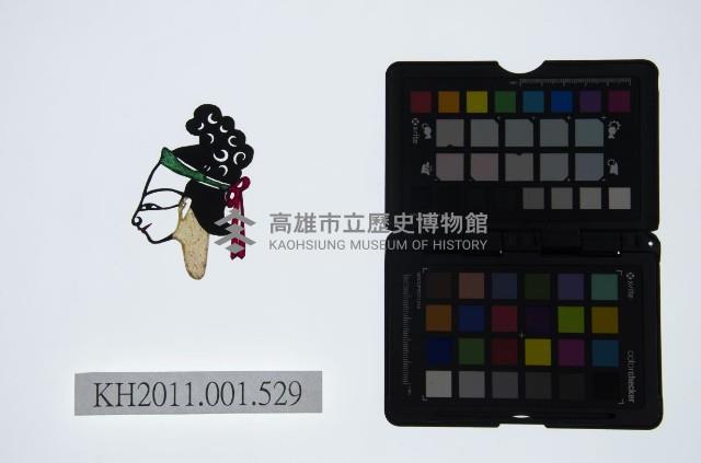 皮影戲偶頭-旦藏品圖，第1張