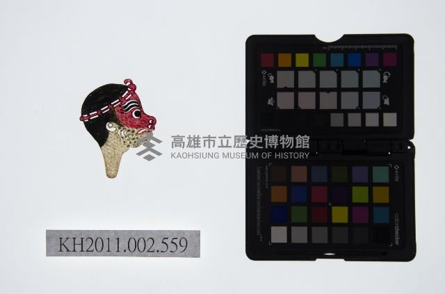 皮影戲偶頭-雜藏品圖，第1張