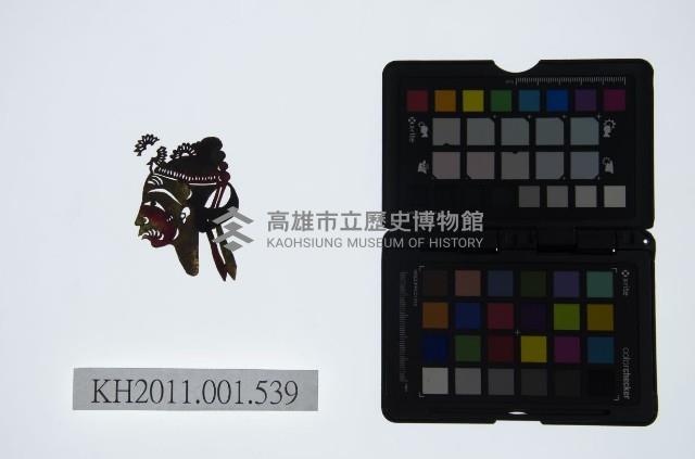 皮影戲偶頭-旦藏品圖，第1張