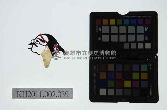 皮影戲偶頭-丑藏品圖，第1張