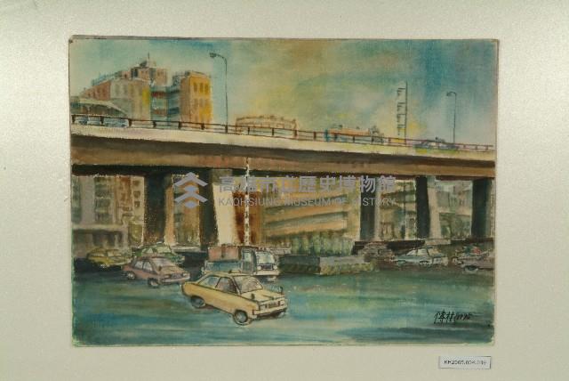 水彩畫：民族路橋藏品圖，第1張