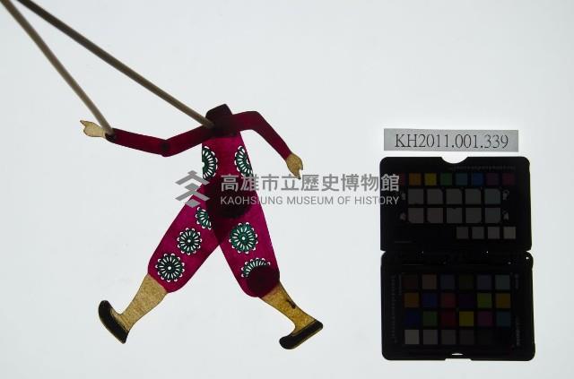 皮影戲簽桿立身偶-道童（偶身）藏品圖，第1張