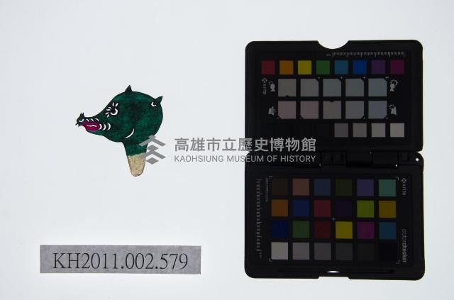 皮影戲偶頭-雜藏品圖，第1張