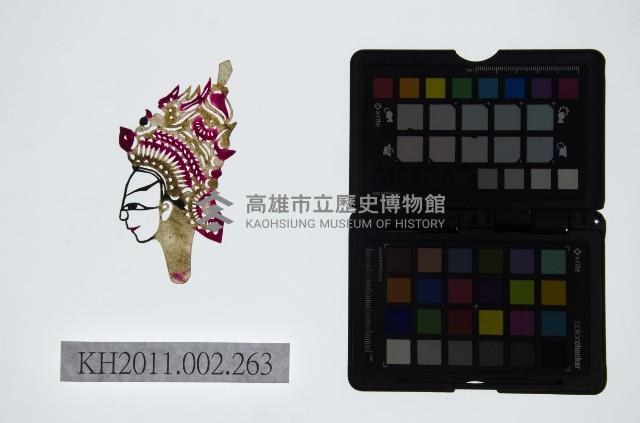 皮影戲偶頭-生藏品圖，第1張