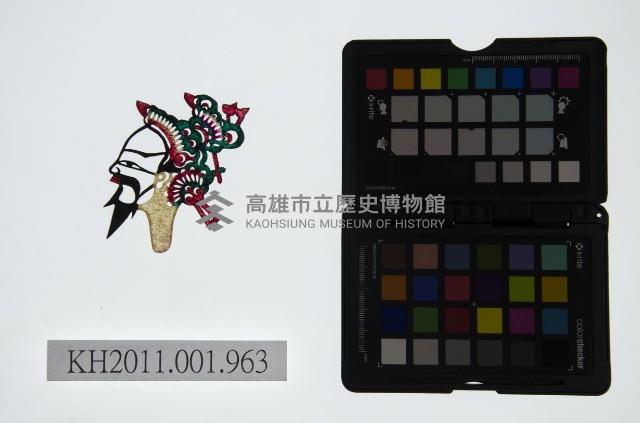 皮影戲偶頭-末藏品圖，第1張