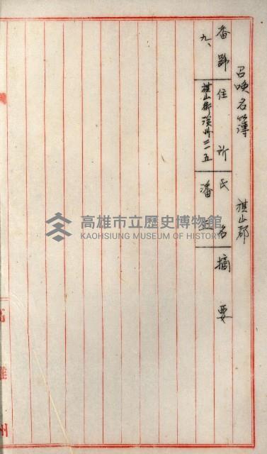 高雄工業用水道新設計畫概要藏品圖，第61張