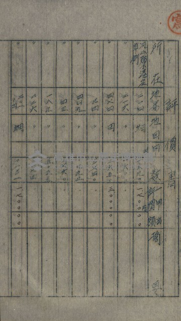 交換地授受書類（海軍用地ト州有地ノ交換）藏品圖，第222張