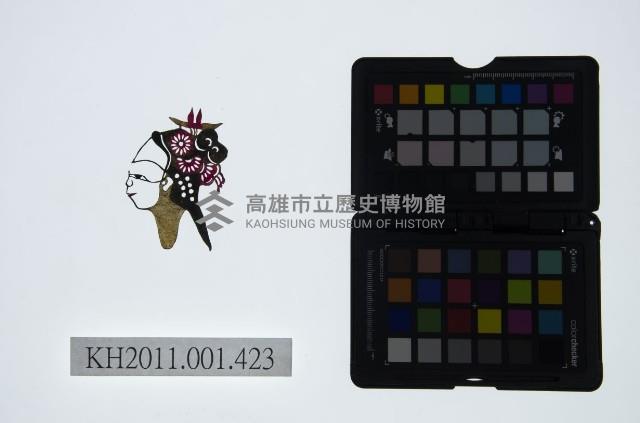 皮影戲偶頭-旦藏品圖，第1張