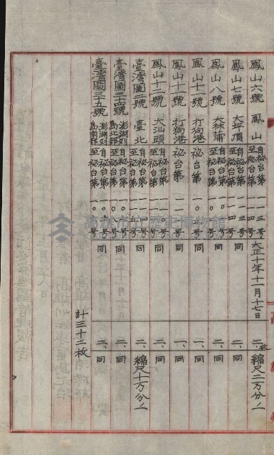 祕密地圖ニ關スル書類（高雄州）藏品圖，第122張
