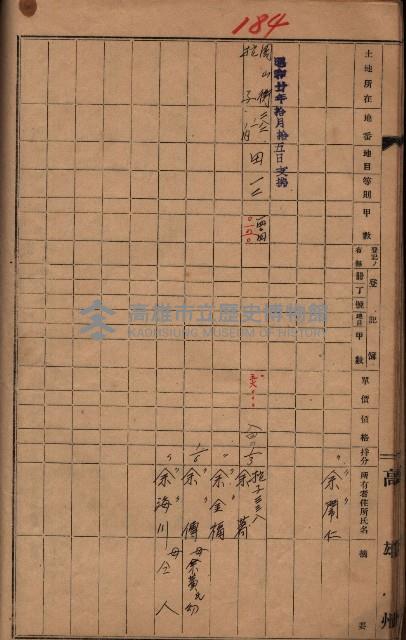 十八號用地關係－土壤採取
（馬臨營四六號ノ內A10號）藏品圖，第21張