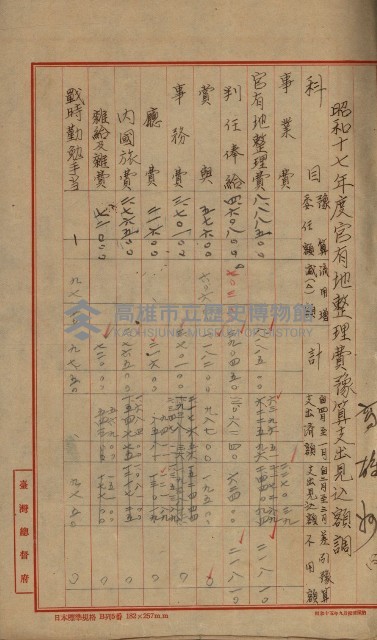 官有地整理費豫算關係書類
（地理系）藏品圖，第21張