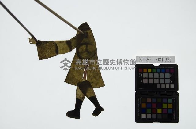皮影戲簽桿立身偶-雜役（偶身）藏品圖，第1張