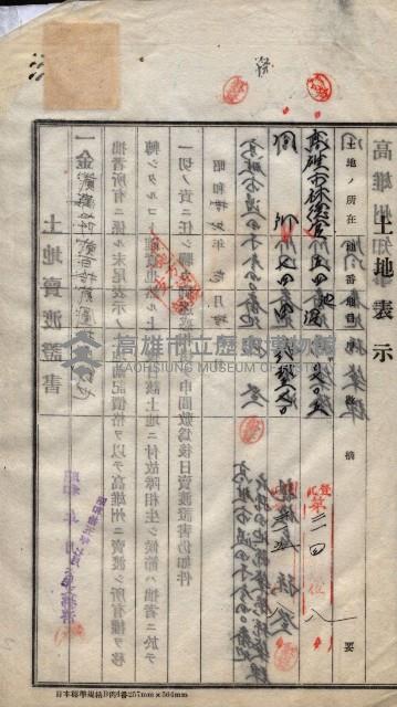 林德宮、五塊厝登記濟證綴
（林德官、五塊厝關係－九之三）藏品圖，第201張