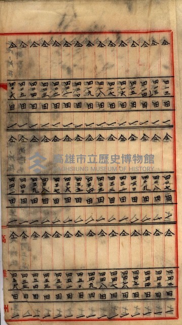 阿公店溪改修工事受益地並等綴藏品圖，第101張