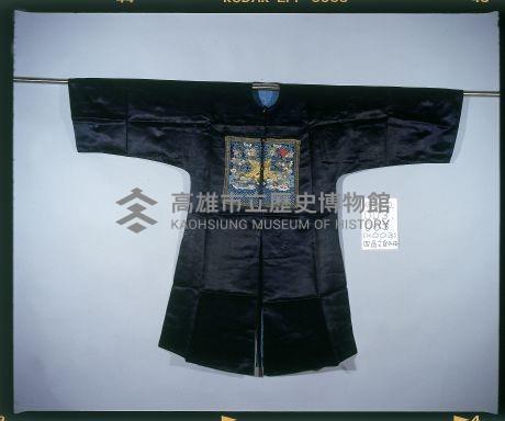 深青緞地四品雲雁紋補褂藏品圖，第1張