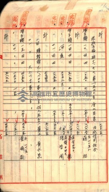 買收調書－左營、前峰尾、埤子頭、內惟
（買收關係－卅八之十）藏品圖，第211張