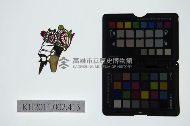 皮影戲偶頭-末藏品圖，第1張