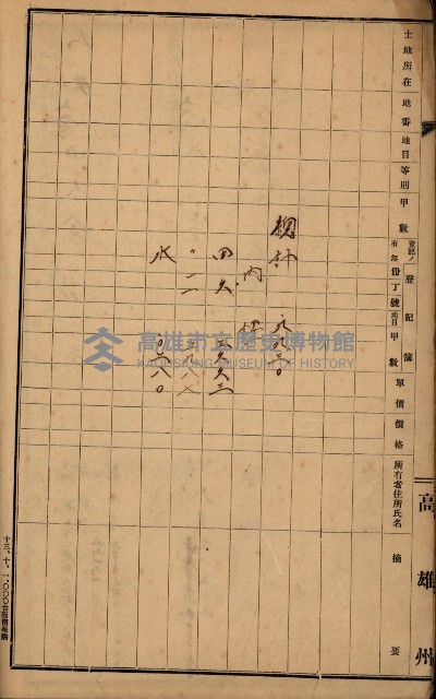 內惟左營買收調書（策四－地理係）藏品圖，第11張