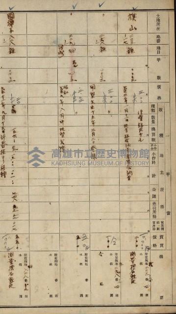 旗山郡（官有地價格一筆限調書）藏品圖，第10張