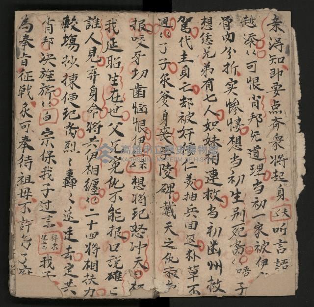 皮影戲劇本《楊宗保、穆桂英》藏品圖，第11張