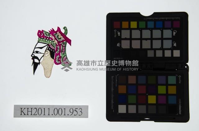 皮影戲偶頭-末藏品圖，第1張
