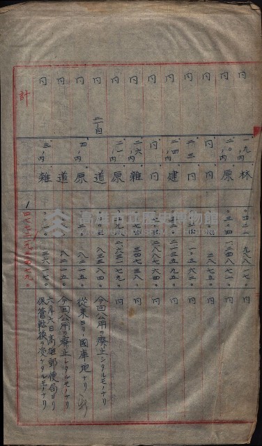 州財產－無償讓與受書 魚港用地關係
（其之他－十三之三）藏品圖，第51張