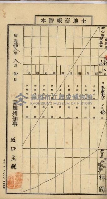 阿公店溪治水工事用地道路寄附願綴藏品圖，第51張