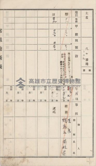 彌陀庄官租地臺帳（第十號）藏品圖，第51張