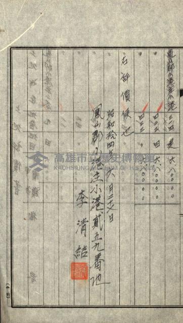 陸軍用地關係綴（評價關係）藏品圖，第53張