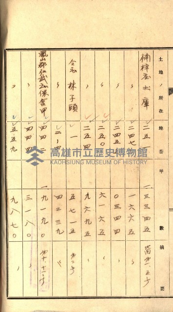 土地地圖謄本請求書（高雄州）藏品圖，第51張