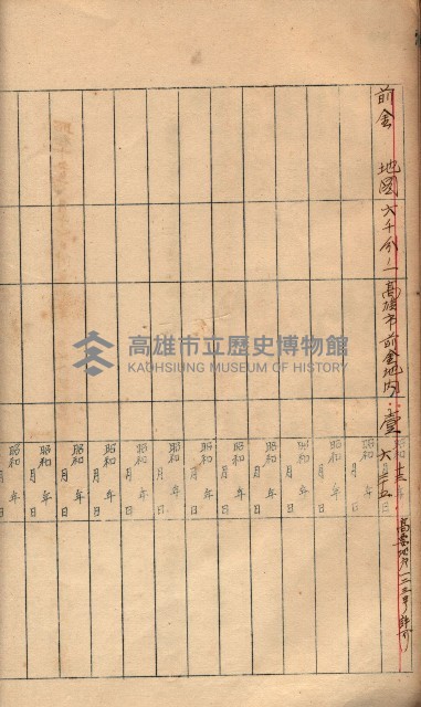 秘密地圖所持有者名簿（高雄州）藏品圖，第51張