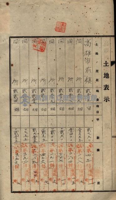 公共用地賣渡承諾書綴、賣渡證書（戲獅甲前鎮）藏品圖，第241張