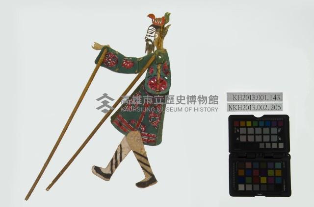 皮影戲偶頭-末藏品圖，第1張