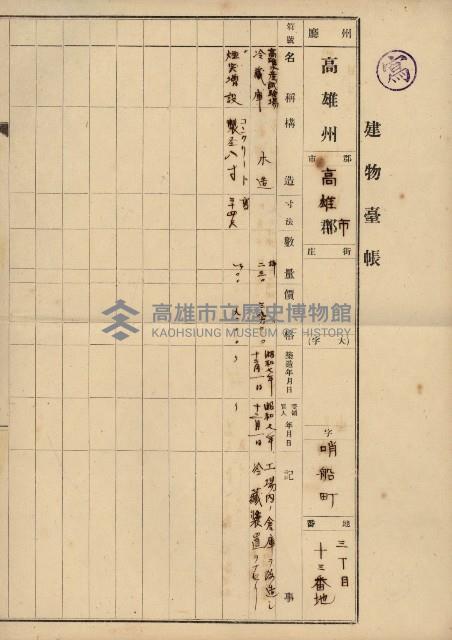 州有建物綴
（昭和四年度至昭和十年度）藏品圖，第142張