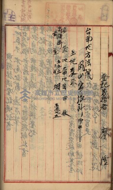 州財產－罹災救助基金所屬地ニ関スル登記原議書
（罹災救助－二十之五）藏品圖，第142張