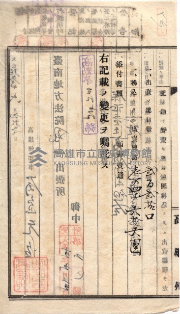 產業組合登記囑託書類綴入帳 
（申產第拾參號）藏品圖，第141張