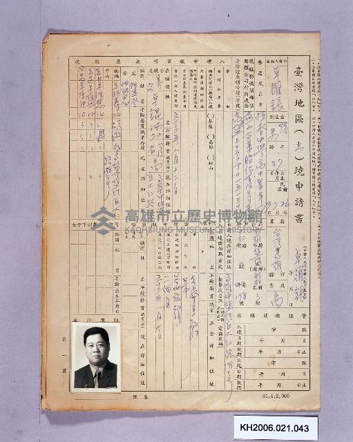 登錄號:KH2006.021.0043藏品圖，第1張