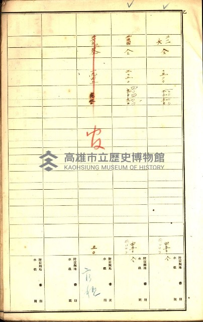 鳳山郡（官有地價格一筆限調書）藏品圖，第41張