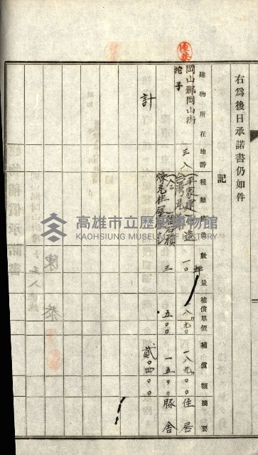 阿公店溪治水工事所地買收綴藏品圖，第41張