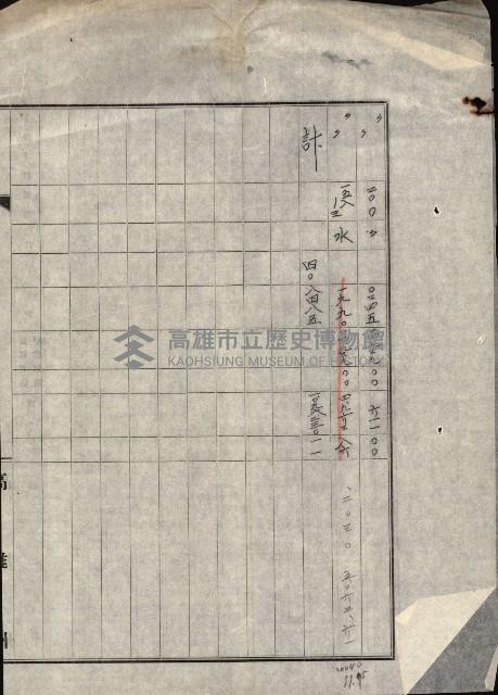 州有地賣拂書類－特別會計、一般會計所屬
（重工業用地十二之三）藏品圖，第291張