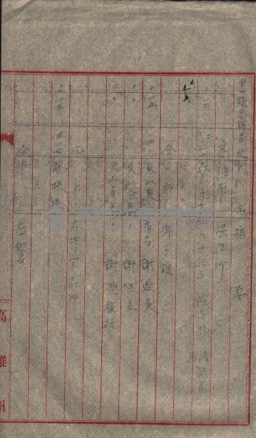 高雄第二中學校用地買收綴
（買收關係－卅八之六）藏品圖，第191張