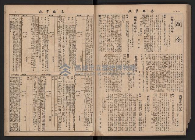 《高雄市政》合訂本第二冊（26期-50期）藏品圖，第90張