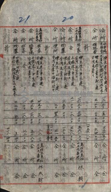 高雄工業用水道用地買收書類其ノ二藏品圖，第91張