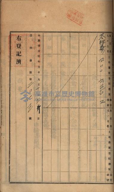 州財產－罹災救助買收土地登記藏品圖，第283張