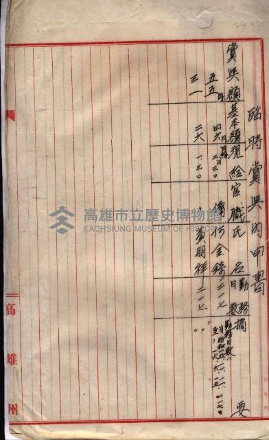 雜件綴（海軍關係）藏品圖，第182張