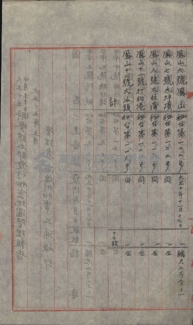 祕密地圖ニ關スル書類（高雄州）藏品圖，第182張