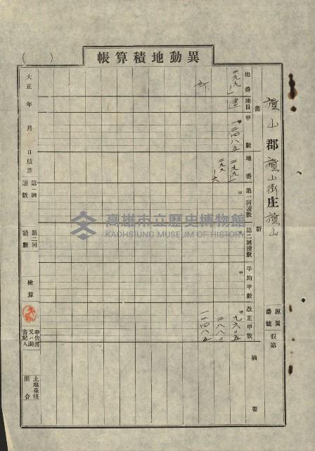 州財產－小學校市街庄（無償讓與）藏品圖，第193張