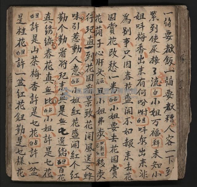 皮影戲劇本《飛鵝洞白荔枝》藏品圖，第81張