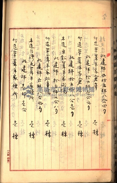 建物登記申請書、囑託書、通知書
附屬書類綴込帳（建申第壱號）藏品圖，第81張